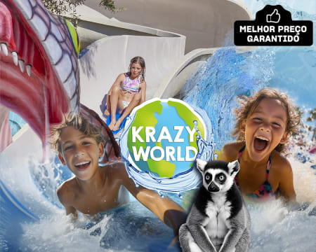 A Diversão está no Krazy World! Dia em Cheio para Toda a Família - Algarve
