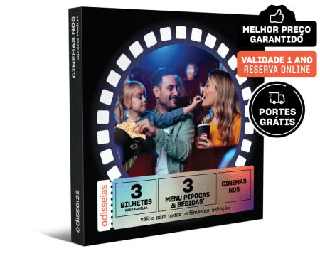 Cinema NOS em Família: Bilhetes para 2 Adultos e 1 Criança | 30 Locais à Escolha