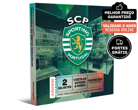 Sporting Clube de Portugal | Visita ao Estádio e Museu + 2 Cachecóis