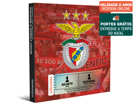 Sport Lisboa e Benfica | 1 Bilhete para Jogo no Estádio da Luz + 1 Cachecol