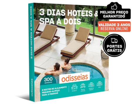 3 Dias Hotéis & Spa a Dois | 300 Hotéis à Escolha