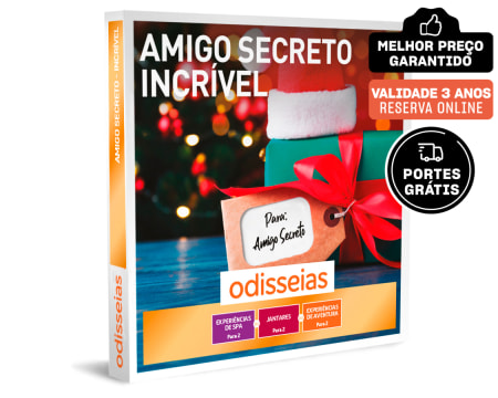 Amigo Secreto - Incrível | 1850 Experiências à Escolha