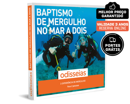 Baptismo de Mergulho no Mar a Dois | 13 Experiências à Escolha
