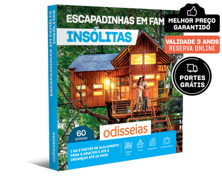 Escapadinhas em Família - Insólitas | 60 Hotéis