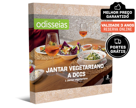 Jantar Vegetariano a Dois | 60 Experiências à Escolha