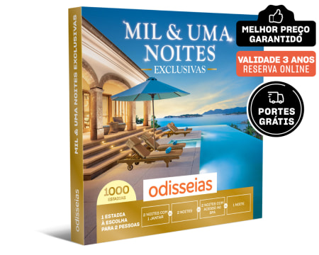 Mil & Uma Noites Exclusivas - 1 ou 2 Noites e SPA ou Jantar | 1000 Hotéis