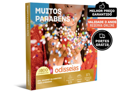 Muitos Parabéns | 1600 Experiências