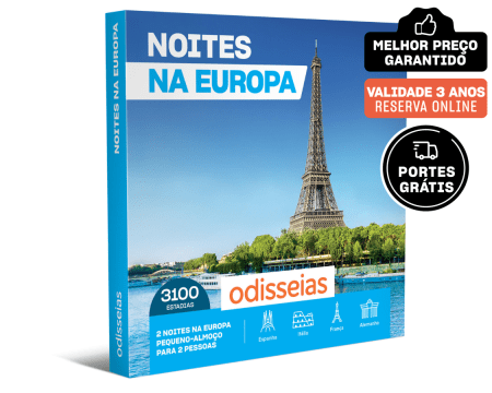 Noites na Europa  | 3100 Hotéis