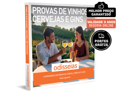 Provas de Vinhos, Cervejas e Gins | 30 Experiências à Escolha