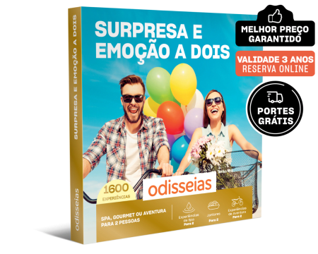 Surpresa e Emoção a Dois | 1600 Experiências