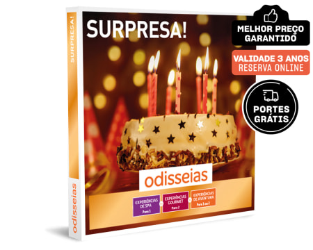 Surpresa! | 1800 Experiências à Escolha
