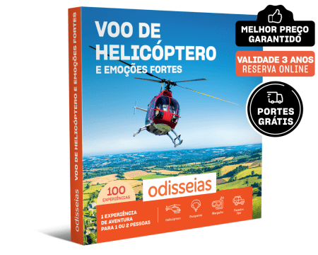 Voo de Helicóptero e Emoções Fortes | 100 Experiências
