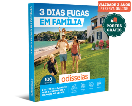 3 Dias Fugas em Família | 100 Hotéis
