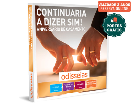 Continuaria a dizer SIM! Aniversário de Casamento | 800 Experiências
