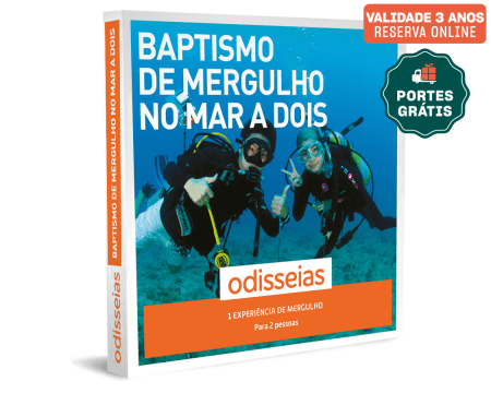 Baptismo de Mergulho no Mar a Dois | 13 Experiências à Escolha