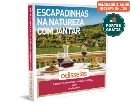 Escapadinhas na Natureza com Jantar | 85 Estadias à Escolha