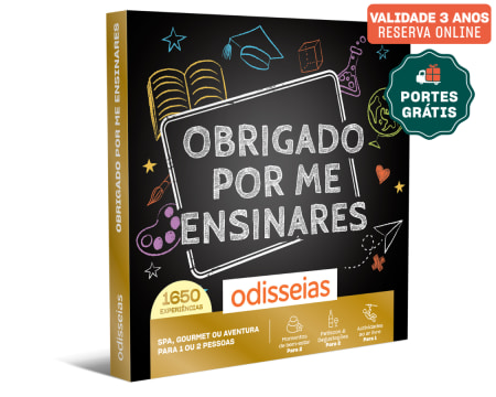 Obrigado por me ensinares! 1650 Experiências à Escolha