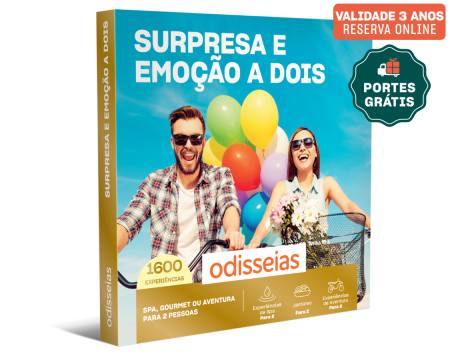 Surpresa e Emoção a Dois | 1600 Experiências