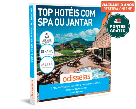 Top Hotéis com Spa ou Jantar | 140 Estadias à Escolha