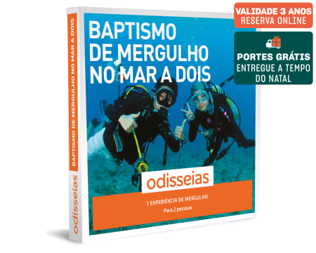Baptismo de Mergulho no Mar a Dois | 13 Experiências à Escolha