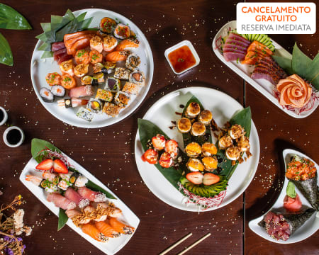 Ecoar Sushi House | Combinado de 18 Peças de Sushi para Dois Ecoar Sushi House | Combinado de 18 Peças de Sushi para Dois