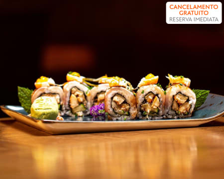Nozomi Sushi Bar | 48 Peças de Sushi & Sangria de Espumante para Dois Nozomi Sushi Bar | 48 Peças de Sushi & Sangria de Espumante para Dois