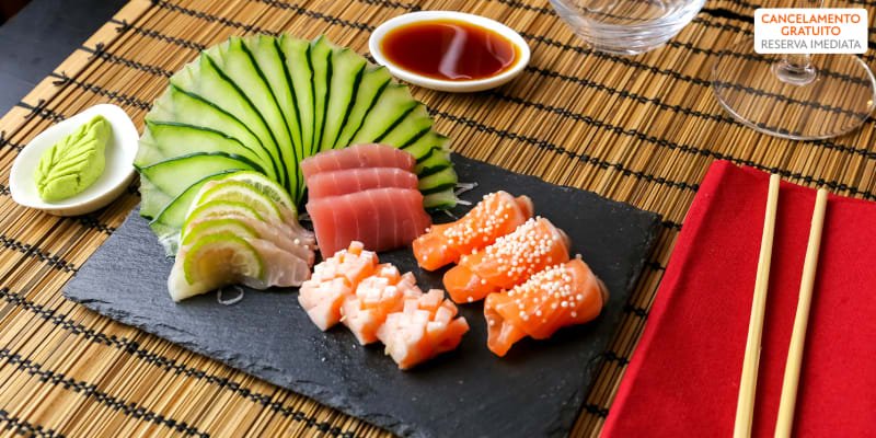 Amantes de Sushi! Combinado de 40 Peças + Sobremesa | Kyonagi Sintra