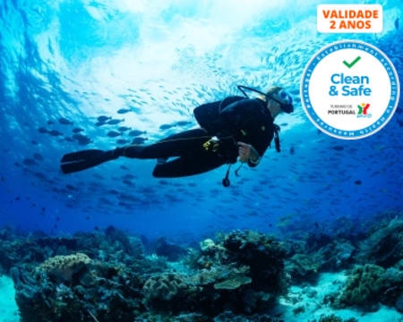 Baptismo de Mergulho no Mar c/ Passeio de Barco | 4 Horas | Sesimbra