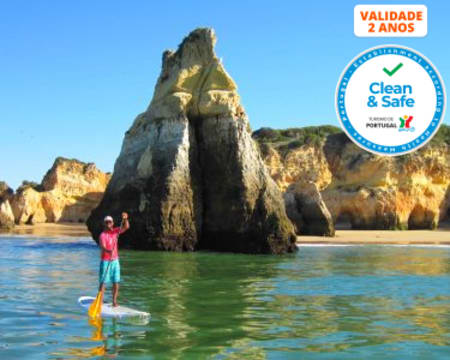 Óptimo para o Corpo e Mente! Stand-Up Paddle em Portimão - 1 ou 2 Pessoas | 1h30
