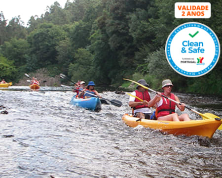 Canoagem no Rio Vouga | 4 Horas em Sever do Vouga | 1 ou 2 Pessoas