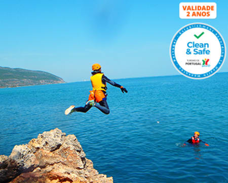 Soft Coasteering Arrábida para 1, 2 ou 4 Pessoas | Vamos?