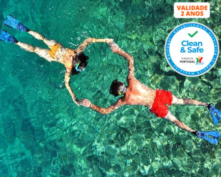 Snorkeling no Mar & Passeio de Barco Sesimbra - Cabo Espichel | 4 Horas | 1 ou 2 Pessoas