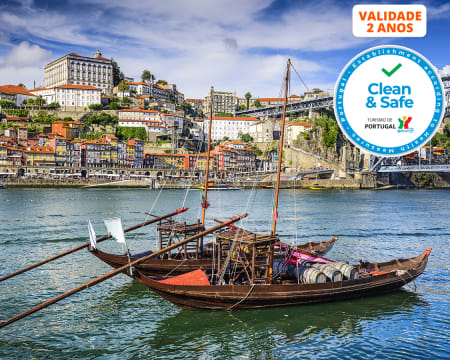 Cruzeiro das Pontes em Barco Rabelo | Passeio no Douro para 2 Pessoas - 50 Minutos