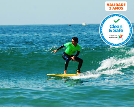 1, 5 ou 10 Aulas de Surf para 1 ou 2 Pessoas - Flower Power Surf School | Porto