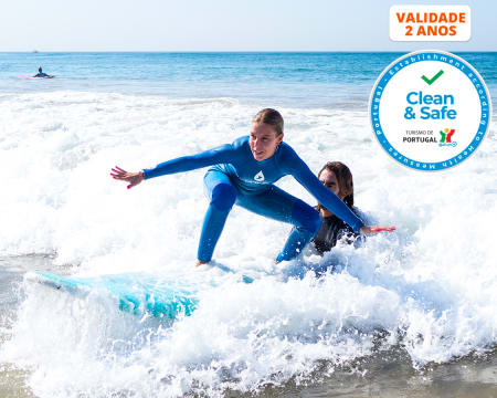 Aula de Surf em Grupo | 1h30 | Praias da Caparica ou Carcavelos | 1 ou 2 Pessoas