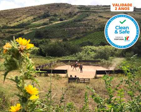 Baptismo a Cavalo em Picadeiro ao Ar Livre para 2 Pessoas | Herdade da Estrela - Torres Vedras