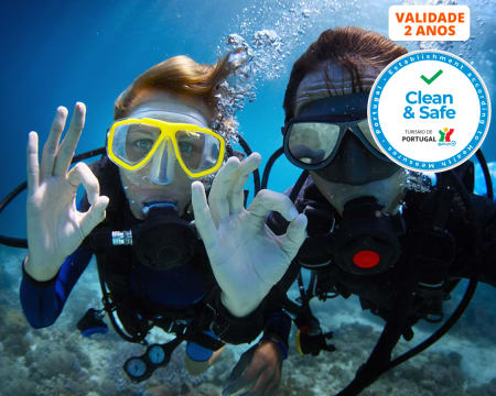 Workshop + Baptismo de Mergulho na Arrábida | 1 ou 2 Pessoas | Fascinante Mundo Subaquático - Wind