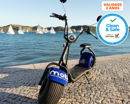 Tours por Lisboa em Scooter Eléctrica | 1 ou 2 Pessoas