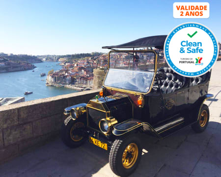 Tour Histórico na Cidade do Porto no Lendário Ford T | até 4 Pessoas | OldTour