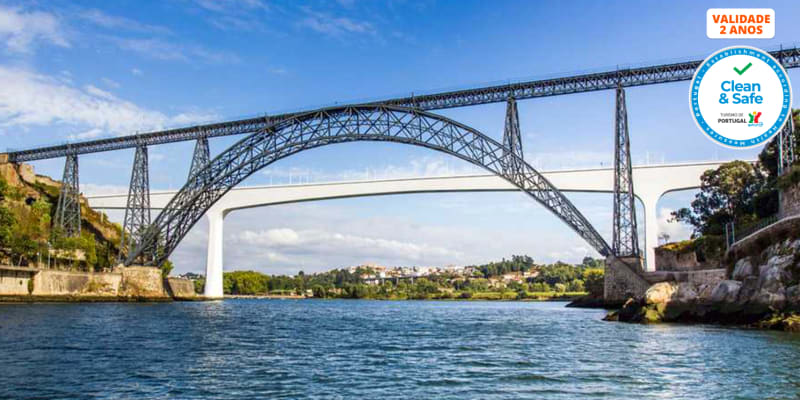 Cruzeiro das Pontes em Barco Rabelo | Passeio no Douro para 2 Pessoas - 50 Minutos