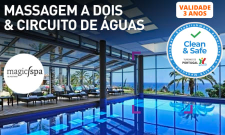 Massagem a Dois + Esfoliação & Circuito | Magic Spa by Pestana | 29 Locais