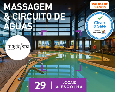 Massagem + Esfoliação & Circuito | Magic Spa by Pestana | 29 Locais