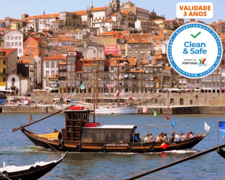 Cruzeiro das Pontes em Barco Rabelo | Passeio no Douro para 2 Pessoas - 50 Minutos