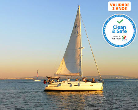 Passeio de Veleiro no Rio Tejo 2 Horas | 2, 4 ou 10 Pessoas | Palmayachts