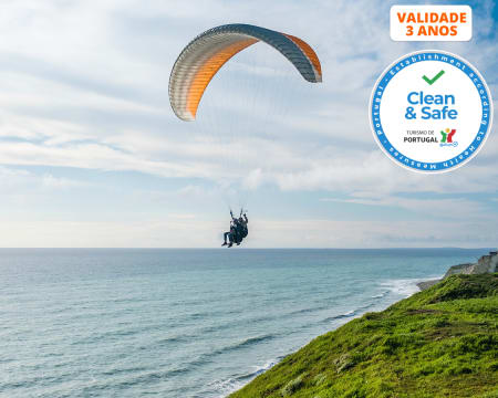 Voo de Parapente - Liberdade Sobre as Nuvens! 40 Minutos - Arrábida