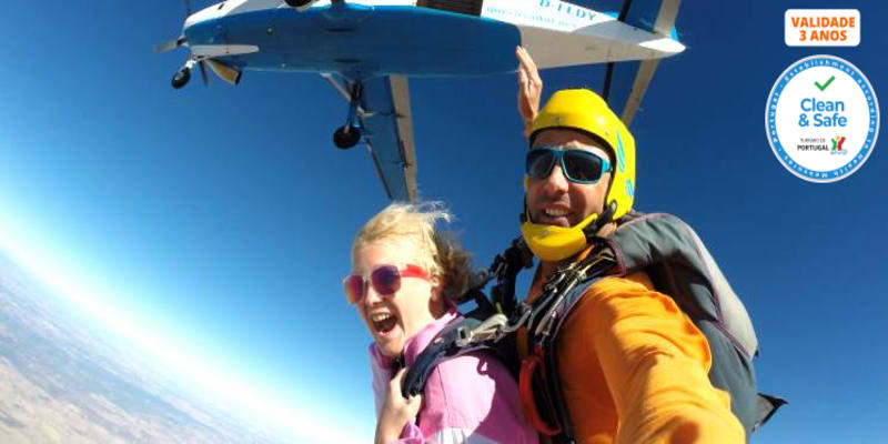 Salto Tandem | Skydive em Évora a 3000m de Altitude | Dê Aventura à sua Vida!