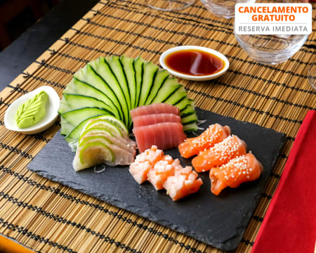 Amantes de Sushi! Combinado de 40 Peças + Sobremesa | Kyonagi Sintra