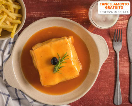 Menu Completo c/ Francesinha para Dois | Alkimia Grill - Vila Nova de Gaia