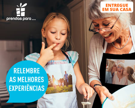 Avental de Adulto Personalizável | Entregue em Casa | Prendas Para...