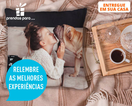 Almofada Personalizável - 3 Tamanhos à Escolha | Entregue em Casa | Prendas Para...